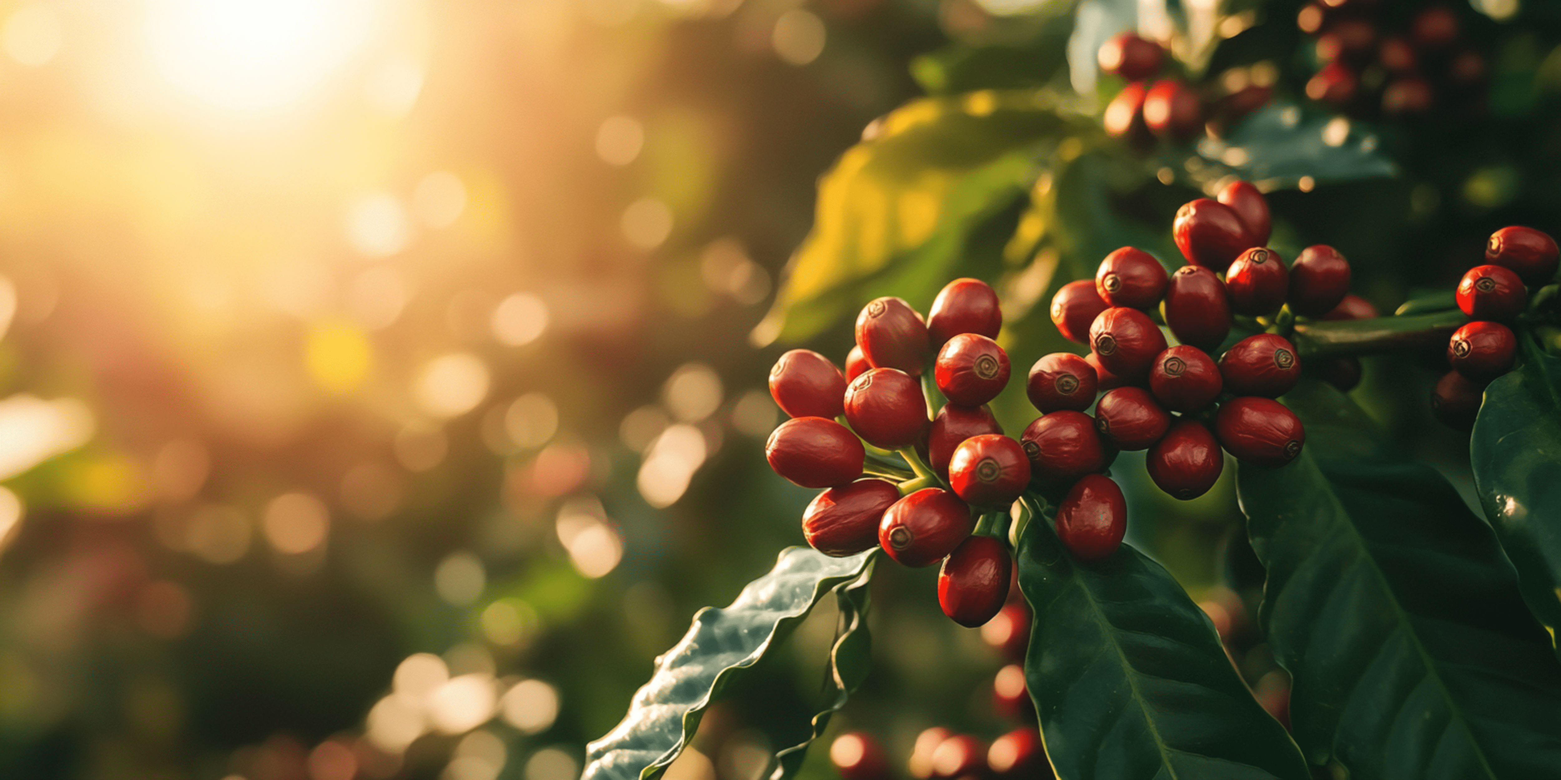 Coffee cherries being harvested in Ethiopia